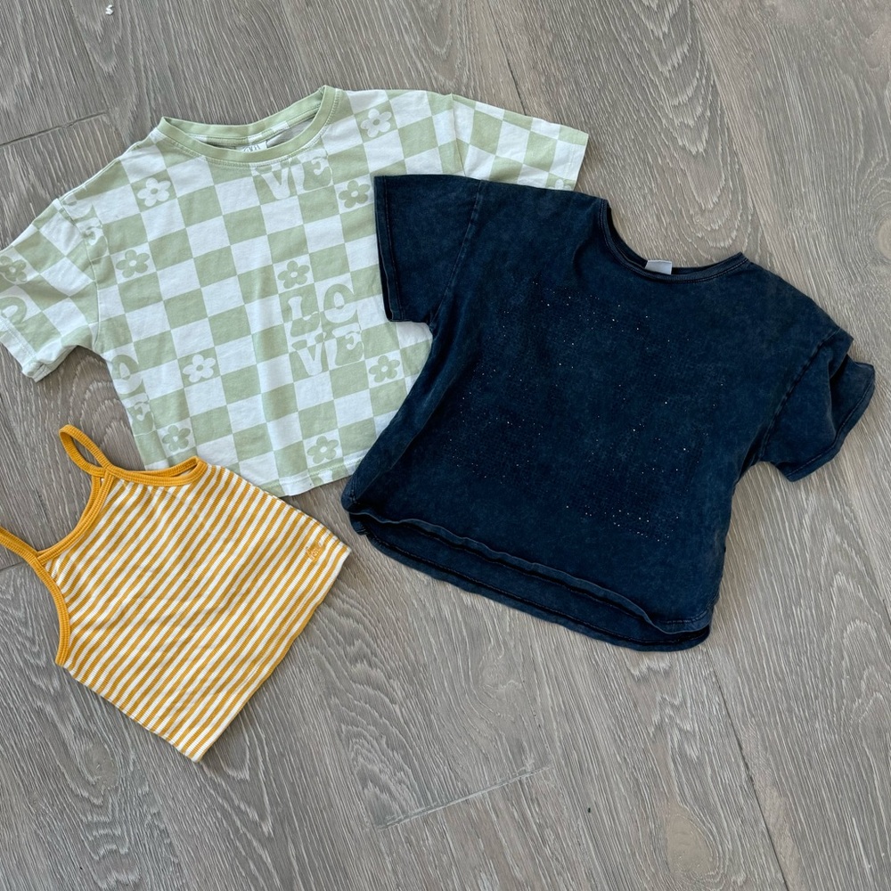 Bundle of 3 tops Zara girls size 7/8